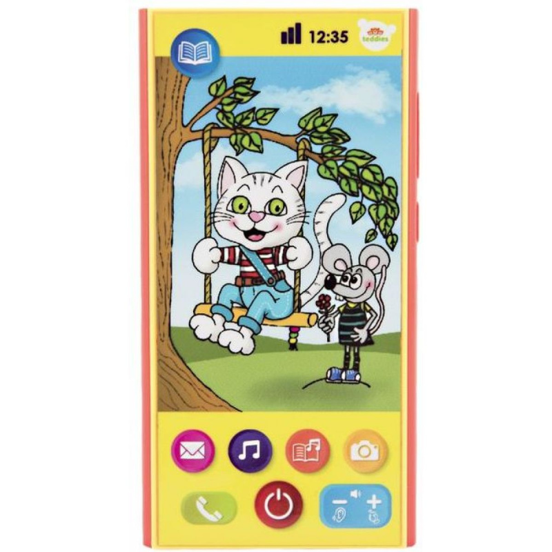 Teddies Veselý Mobil Telefon plast slovensky mluvící