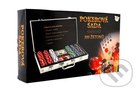 Pokerová sada v hliníkovém kufříku 300ks
