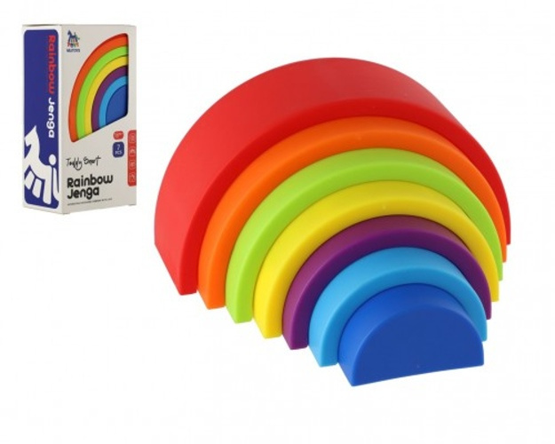 TEDDIES Plastová skládačka Duha