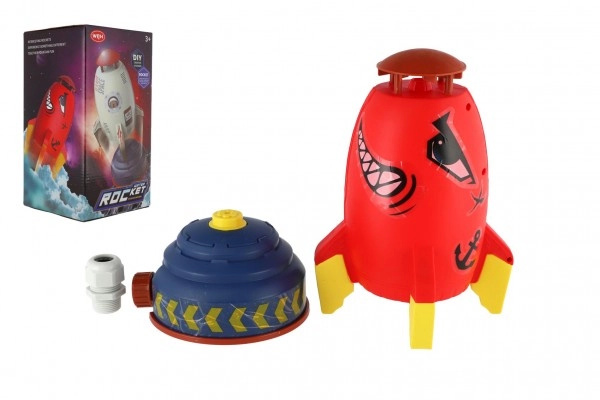 Teddies Raketa vodní rozprašovač na zahradu plast 12x27cm v krabici 15x28,5x15cm