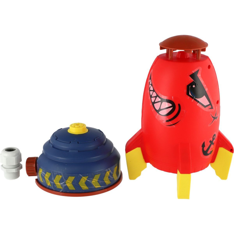 Teddies Raketa vodní rozprašovač na zahradu plast 12x27cm v krabici 15x28,5x15cm