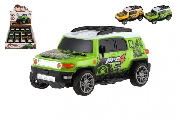 Teddies Auto terénní plast 11cm na zpětné natažení 2 barvy