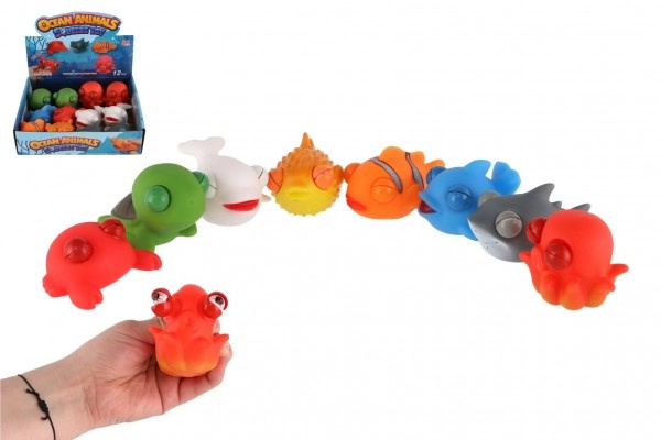 Teddies Zvířátko mořské mačkací antistresové silikon