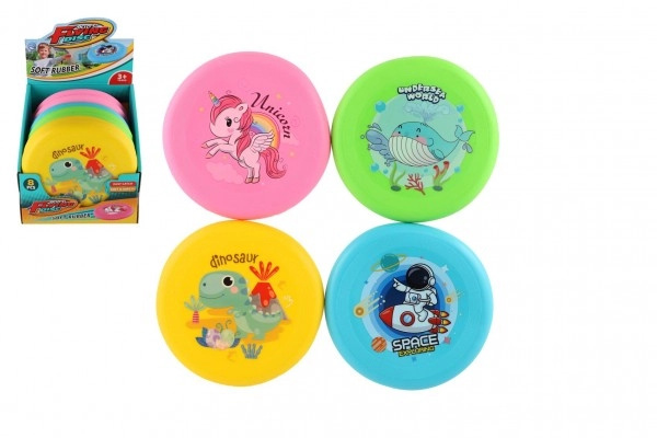 Teddies Létající házecí talíř guma 18cm