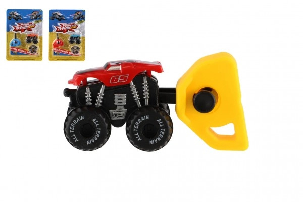 Teddies Auto mini vystřelovací plast 4cm 3 barvy na kartě