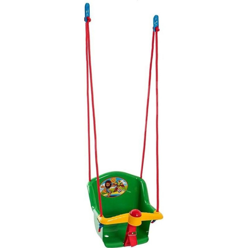 Houpačka Baby s pískátkem plast zelená nosnost 20kg 35x34x35cm