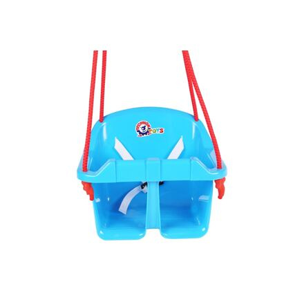 Houpačka Baby plast nosnost 20kg 36x30x29cm 24m+ – Modrá