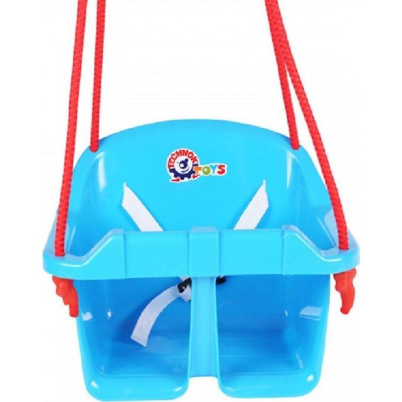 Houpačka Baby plast nosnost 20kg 36x30x29cm 24m+ – Modrá