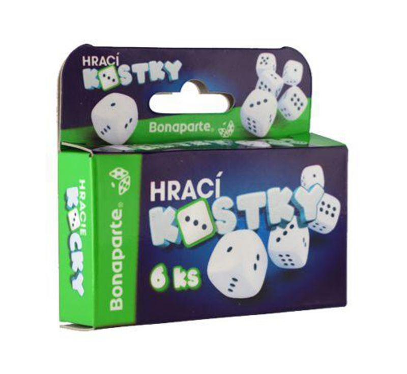 Sada hracích kostek 6 ks
