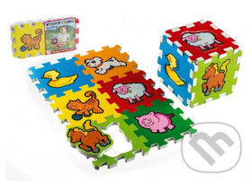 Teddies puzzle Moje první zvířátka 15x15x1 2cm MPZ 6 ks