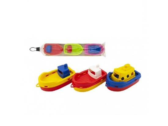 Loď/Člun do vody 3ks plast 14cm