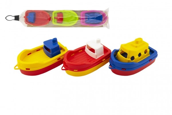 Loď/Člun do vody 3ks plast 14cm