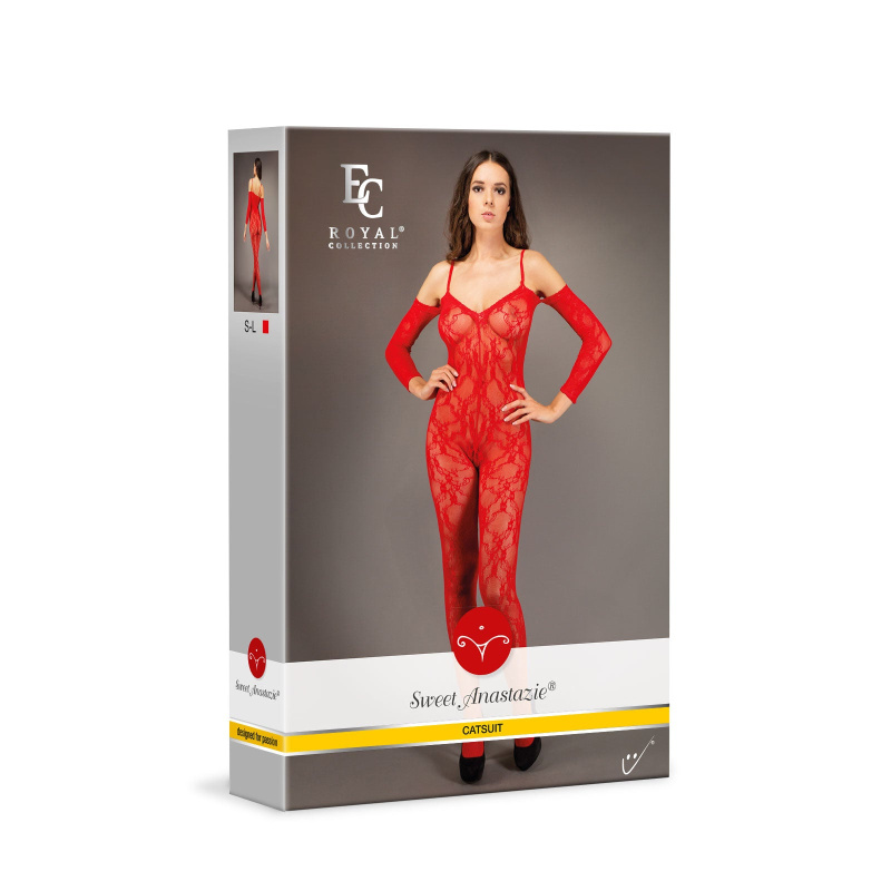 Kombinéza - Catsuit Celeste červená