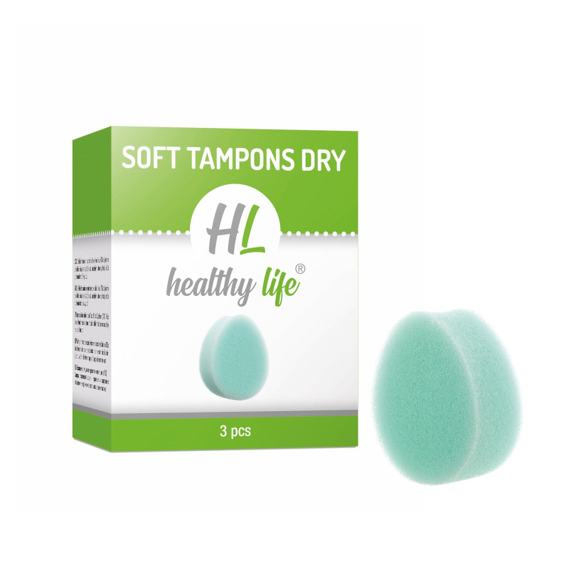 Healthy life Soft tampons Dry 3 ks