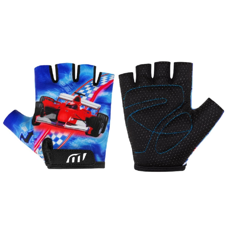 CAPPA Cyklistické rukavice dětské, modrá, vel. 3-4