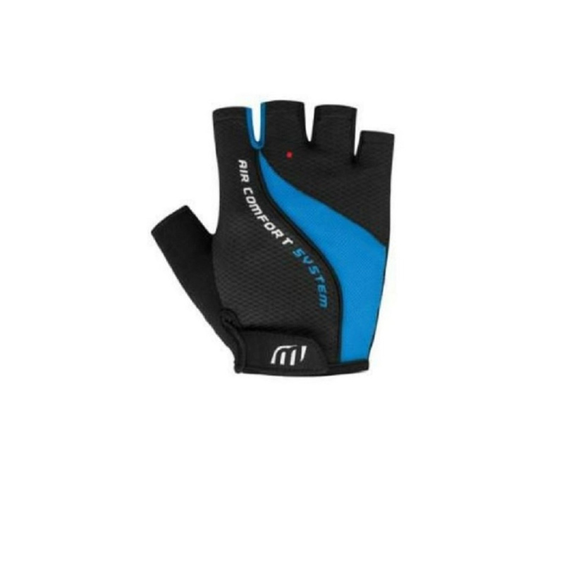 CAPPA Cyklistické rukavice pánské, černá/modrá, vel. M