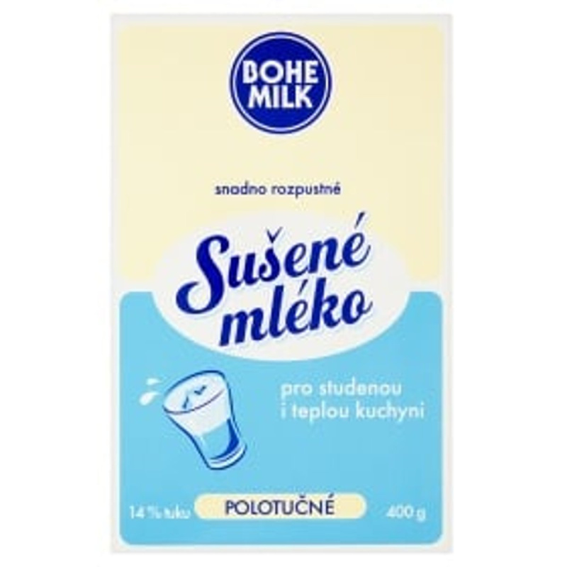 Bohemilk Mléko sušené polotučné