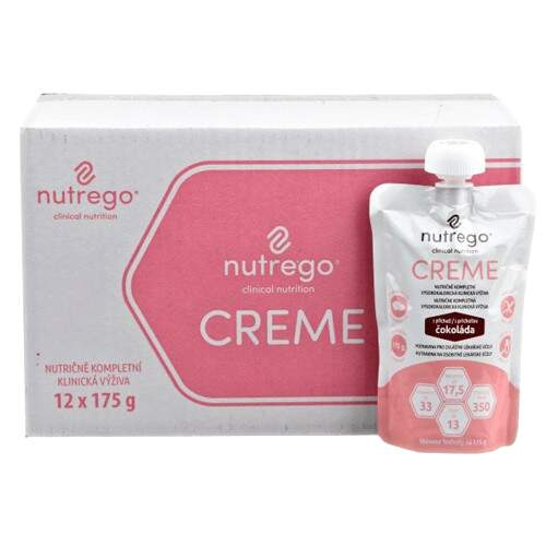 NUTREGO Creme čokoláda 12 x 175 g, Příchuť: Čokoláda