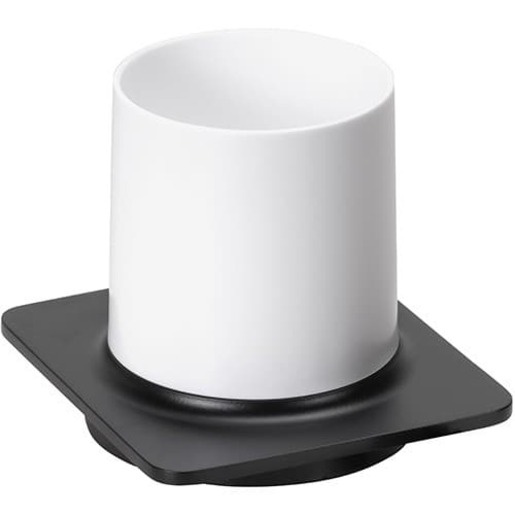 Bemeta ORGANIC BLACK držák kartáčků černá 167 111 010