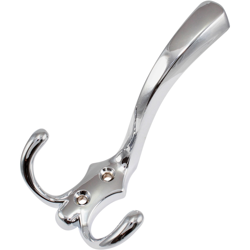 Hettich Nástěnný háček na kabáty Classic 1, zinek pochromovaný, 77 x 125 x 75 mm