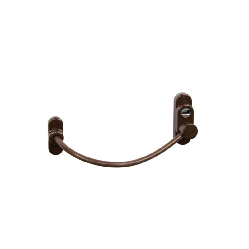 Richter Czech Okenní bezpečnostní lankový zámek, tmavě hnědý