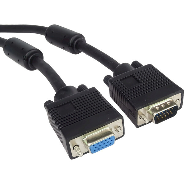 PremiumCord VGA/VGA prodlužovací kabel 2m černý