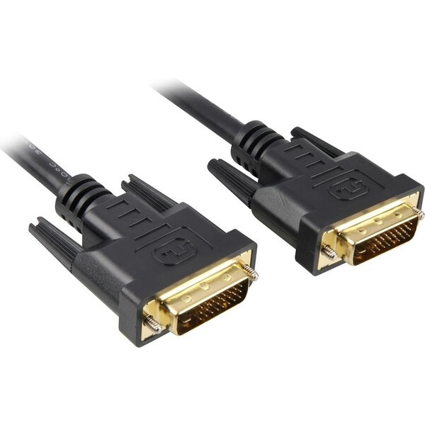 PremiumCord DVI-D/DVI-D kabel 2K 2m černý