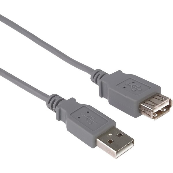 PremiumCord kupaa3 USB 2.0 prodlužovací, A-A, 3m Šedá