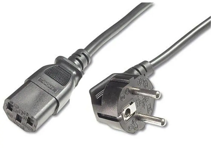 PremiumCord 230V, délka 1m CEE7 (kpsp1) Černá