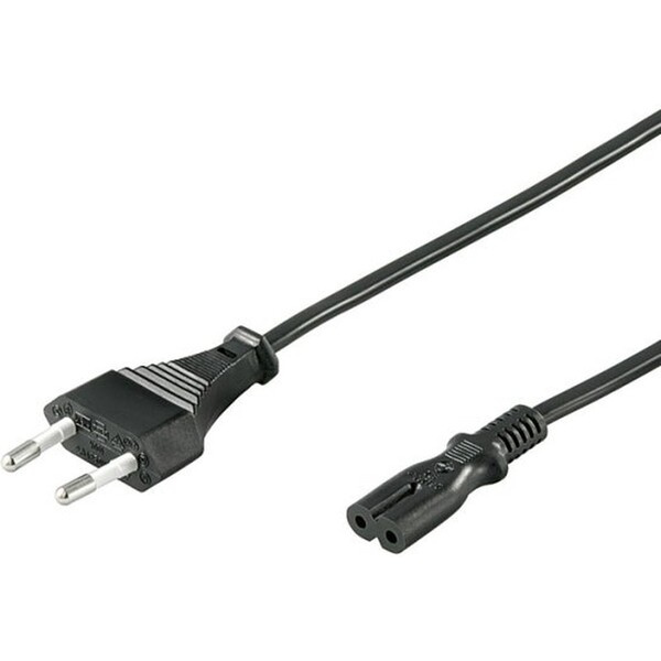 PremiumCord dvoužílový napájecí síťový 230V 2m (KPSPM) Černá