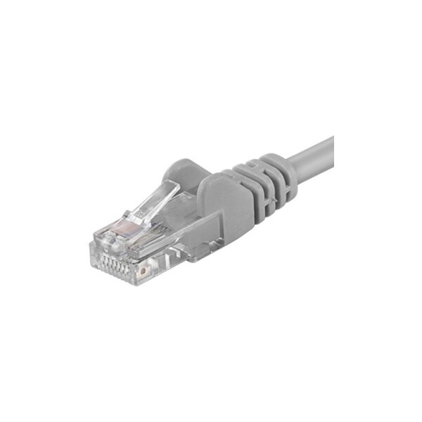 PremiumCord Patch kabel UTP RJ45-RJ45 CAT6 0.5m šedá