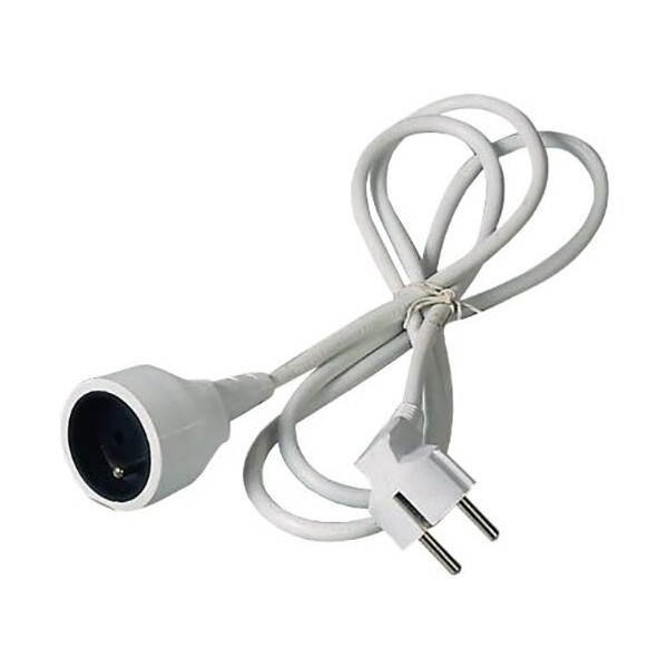 Prodlužovací přívod 230V, 2m, zásuvka-zástrčka