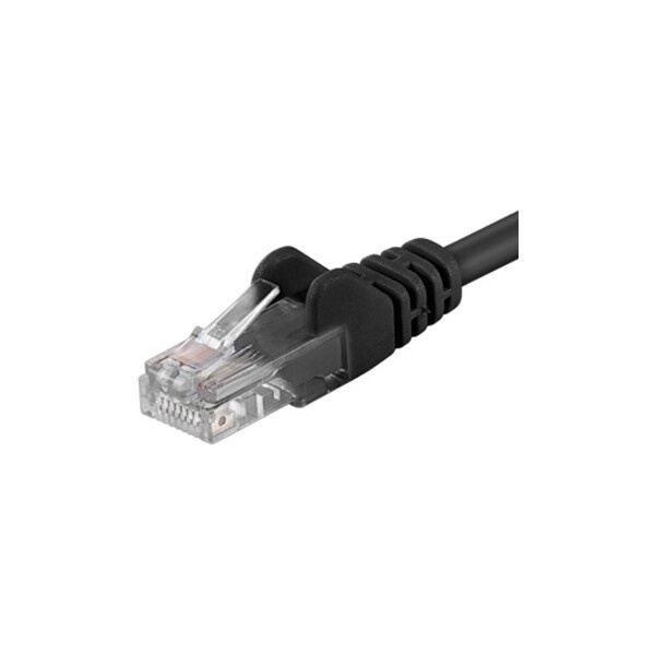 Patch kabel UTP RJ45-RJ45 level CAT6, 7m, černá