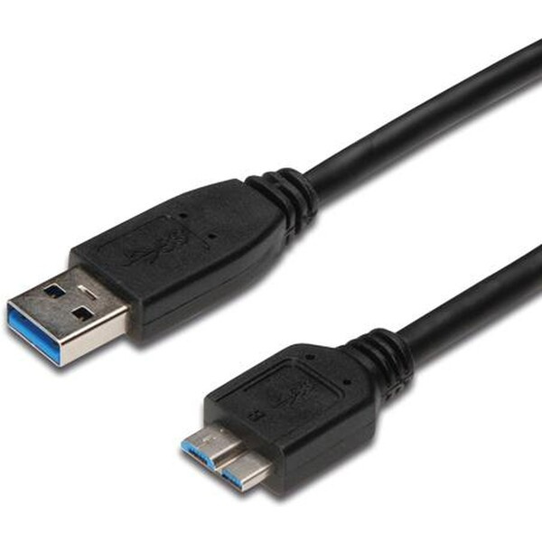 PremiumCord ku3ma5bk Micro USB 3.0 5Gbps USB A - Micro USB B, MM, 5m Černá