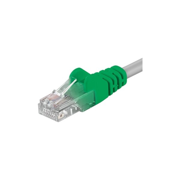 PremiumCord Patch kabel UTP RJ45-RJ45 l5e křížený 5m zelený Zelená