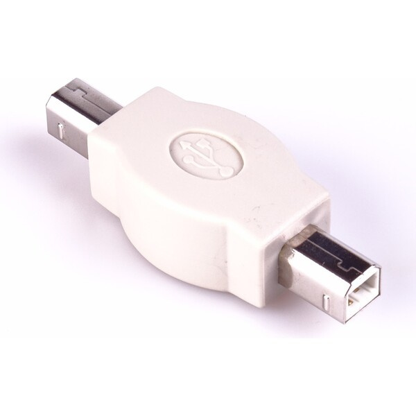 PremiumCord USB redukce B-B, Male/Male - kur-6 Šedá