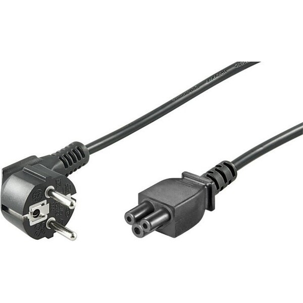 PremiumCord napájecí kabel s vidlicí k notebooku 5m černý