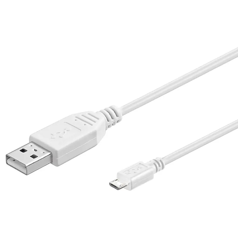PremiumCord ku2m05fw micro USB 2.0, A-B 0,5m, bílý Bílá