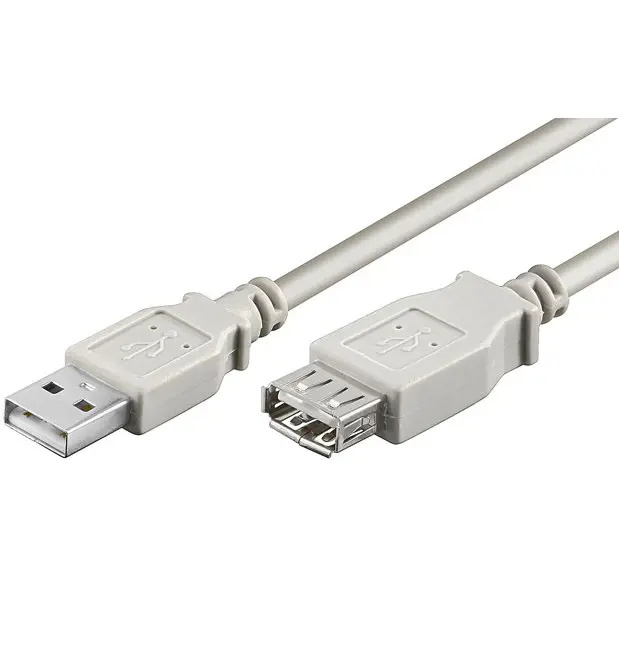 PremiumCord kupaa02bk Kabel USB2.0 A-A 20cm prodlužovací (A-M/A-F) Šedá