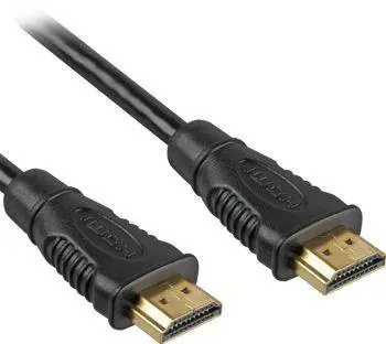 PremiumCord HDMI High Speed + Ethernet kabel, zlacené konektory, 0,5m