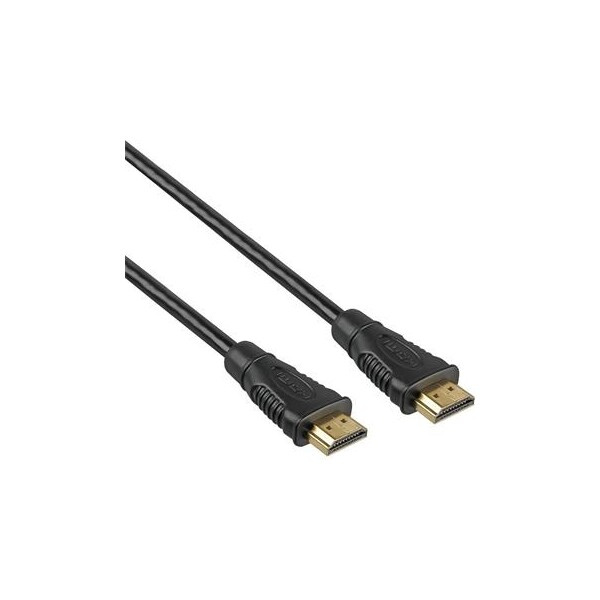 PremiumCord HDMI High Speed + Ethernet kabel, zlacené konektory, 0,5m
