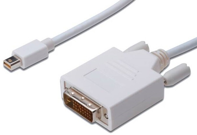 Kabel PremiumCord Mini DisplayPort / DVI / 1 m / bílá Varianta: ivi1
