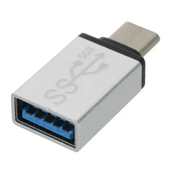 PremiumCord USB-C/USB-A redukce stříbrná