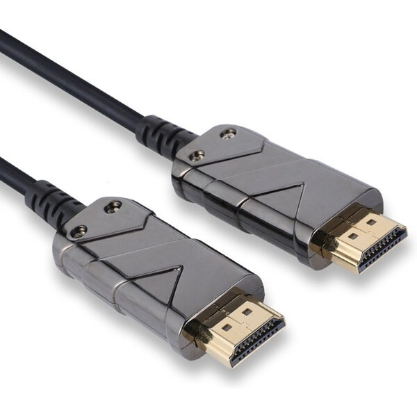 PremiumCord Ultra High Speed HDMI 2.1 optický fiber kabel 8K@60Hz,zlacené 10m