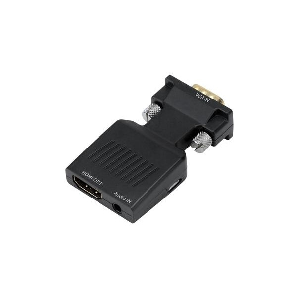 PremiumCord Převodník VGA na HDMI s audio vstupem a audio kabelem