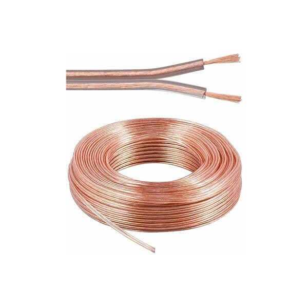PremiumCord Kabely na propojení reprosoustav 99,9% měď 2x2,5mm2 1m