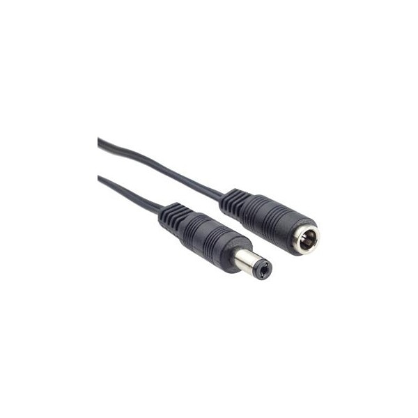 PremiumCord 5,5mm/2,1mm prodlužovací napájecí kabel 3m černý