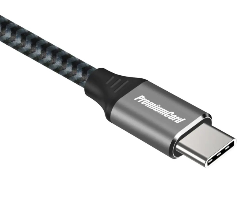 PremiumCord ku31cu2 Černá/šedá
