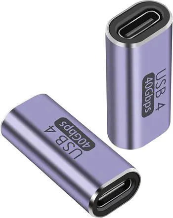 PremiumCord USB-C/USB-C redukce 100W šedá