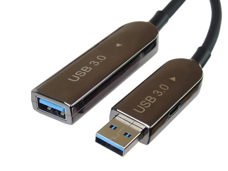 PremiumCord USB 3.2 + 2.0 AOC kabel A/M - A/F 30m
